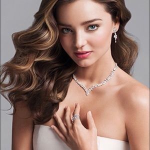 Swarovski Diapason V-Shaped Crystal Necklace